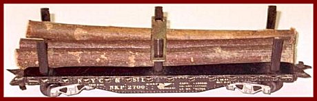 Nickle Plate Road Flatcar With Log Load