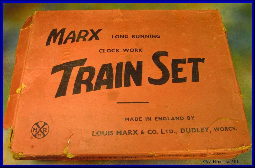 British Joy Line Clockwork Passenger Set Box Top