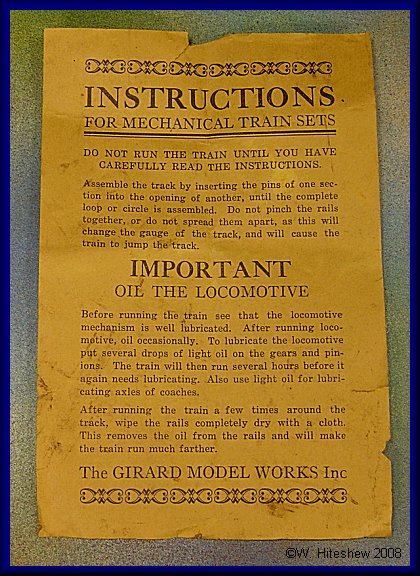 Joy Line Instruction Sheet