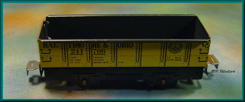 Black Interior B&O Gondola