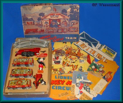 Lionel Mickey Mouse Circus Set Box