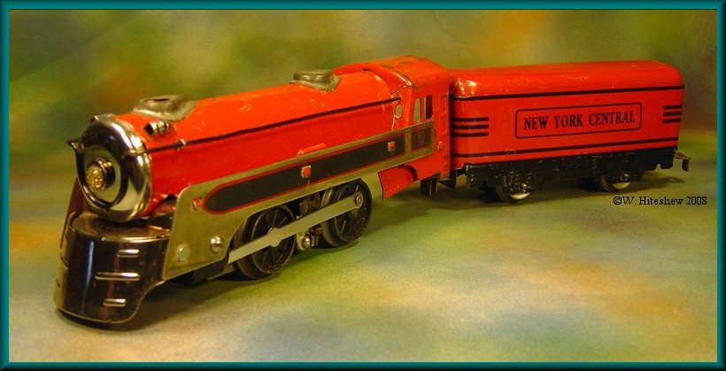 Red Canadian Pacific Engine