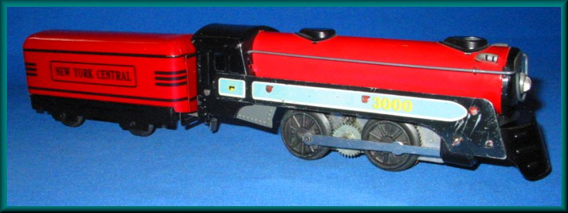 Red 494 with Blue Sideboards